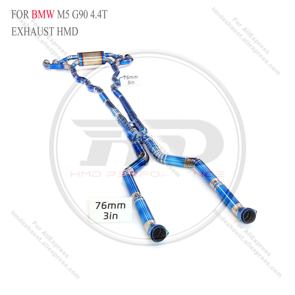 BMW M5 G90 G99 4.4T Catback Titanium Valved Sport Exhaust System