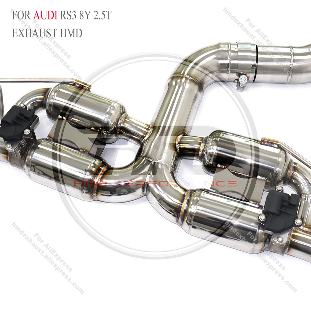 Audi RS3 8Y 2.5T catback sus304 Valved Sport Exhaust System