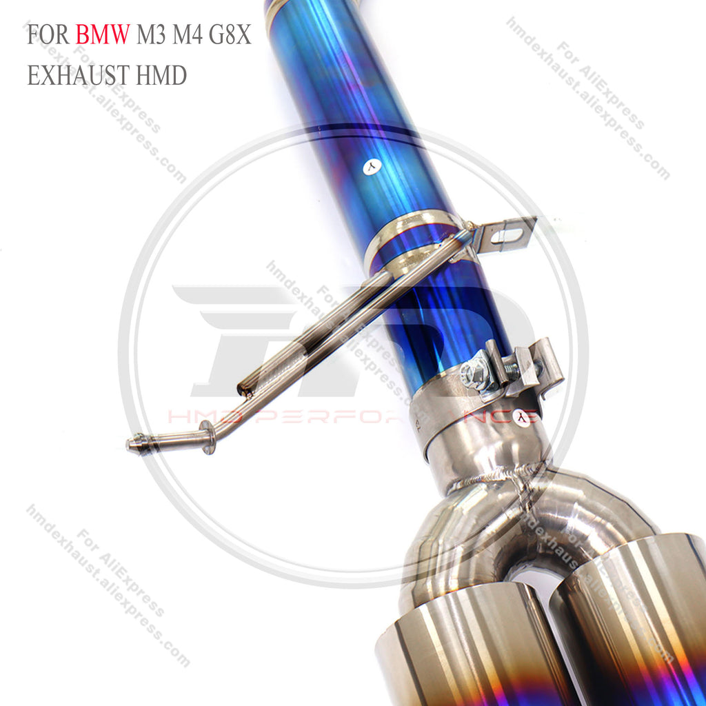 BMW M3 M4 G8X Straight Catback Titanium Racing Grade Exhaust System
