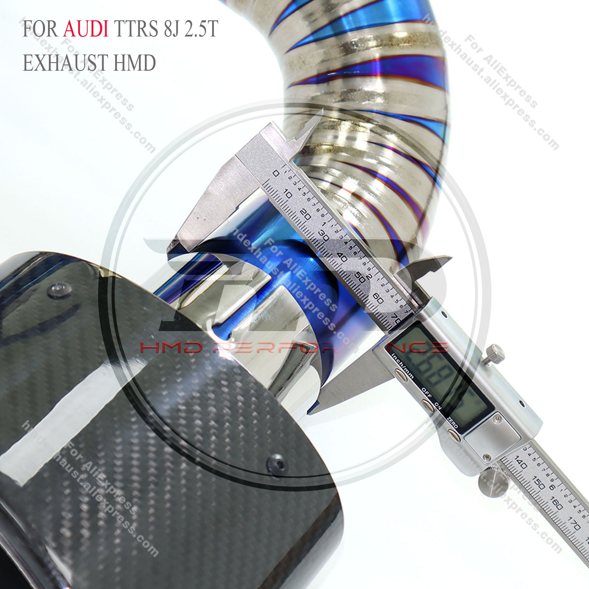 Audi TTRS 8J 2.5T Catback Titanium Valved Sport Exhaust System