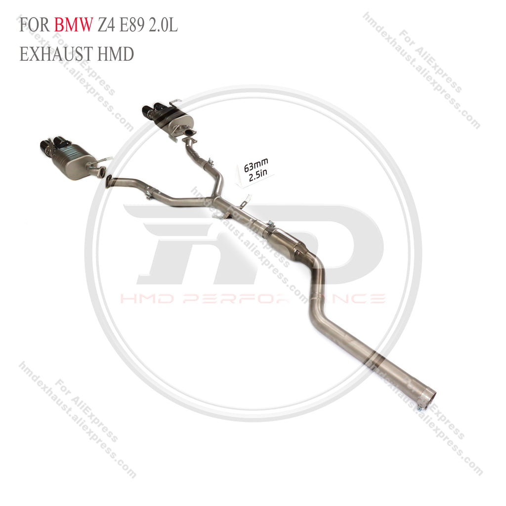 BMW Z4 E89 2.0L catback sus304 Valved Sport Exhaust System