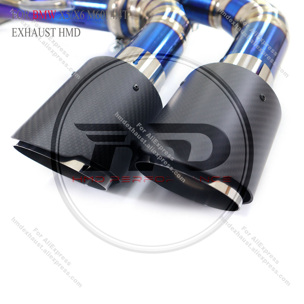 BMW X5 X6 M60i 4.4T Catback Titanium Valved Sport Exhaust System