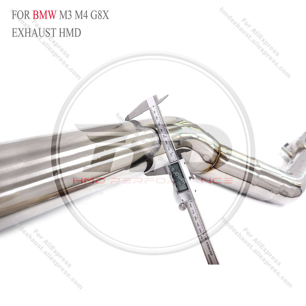 BMW M3 M4 G8X Stainless Steel Gatling‑Style CatBack Exhaust System