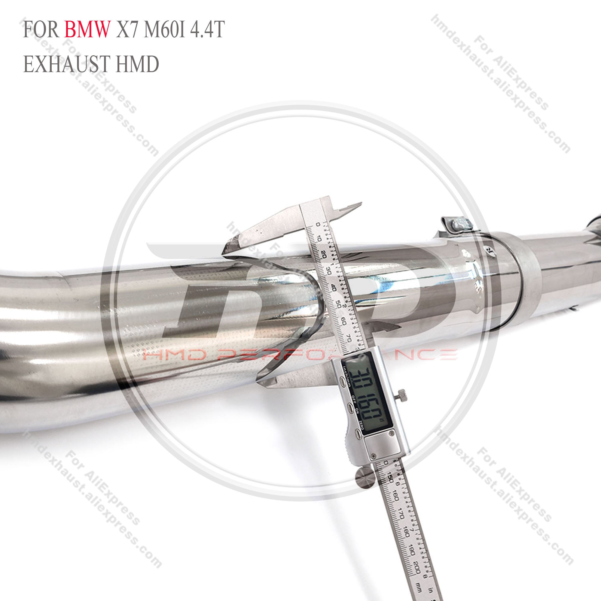BMW X7 M60i 4.4T catback sus304 Valved Sport Exhaust System