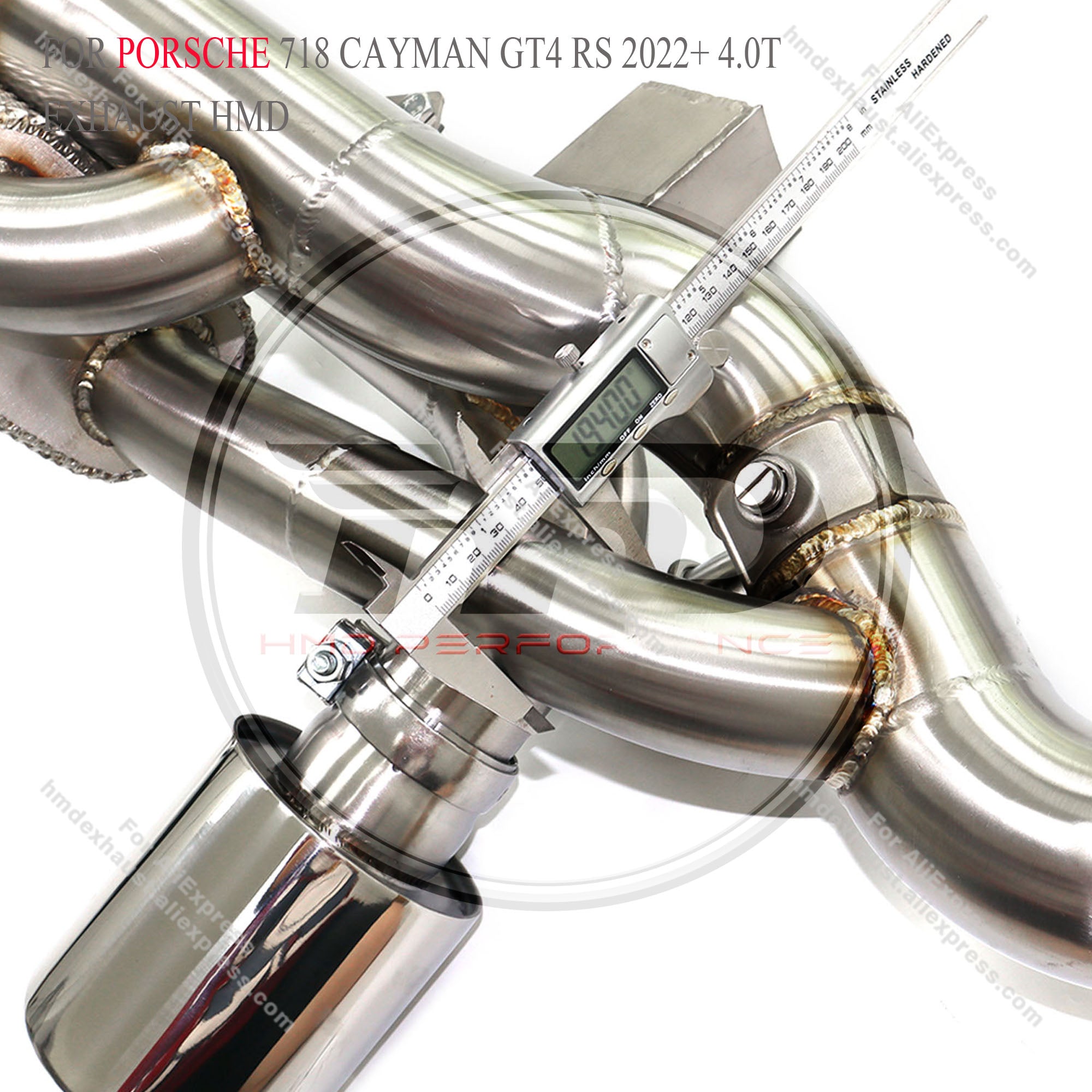 Porsche 718 GT4 RS 4.0 catback sus304 Valved Sport Exhaust System