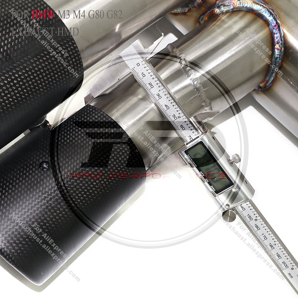 BMW M3 M4 G80 G82 Stainless Steel Gatling‑Style Cat‑Back Exhaust System