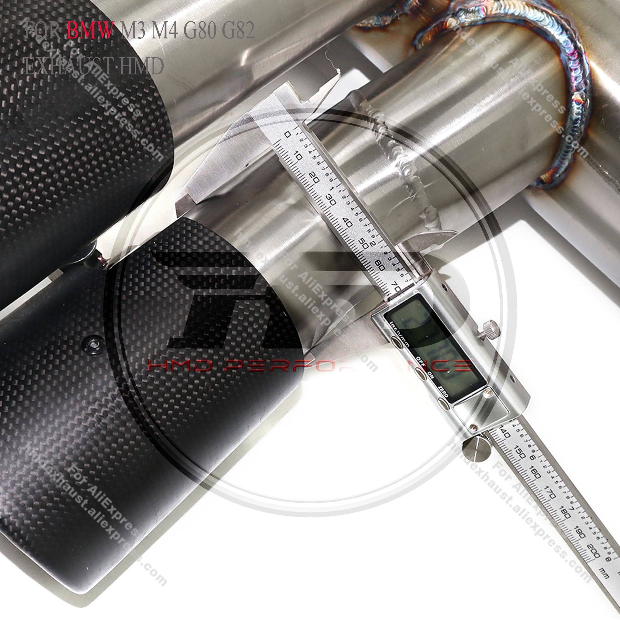 BMW M3 M4 G80 G82 Stainless Steel Gatling‑Style Cat‑Back Exhaust System