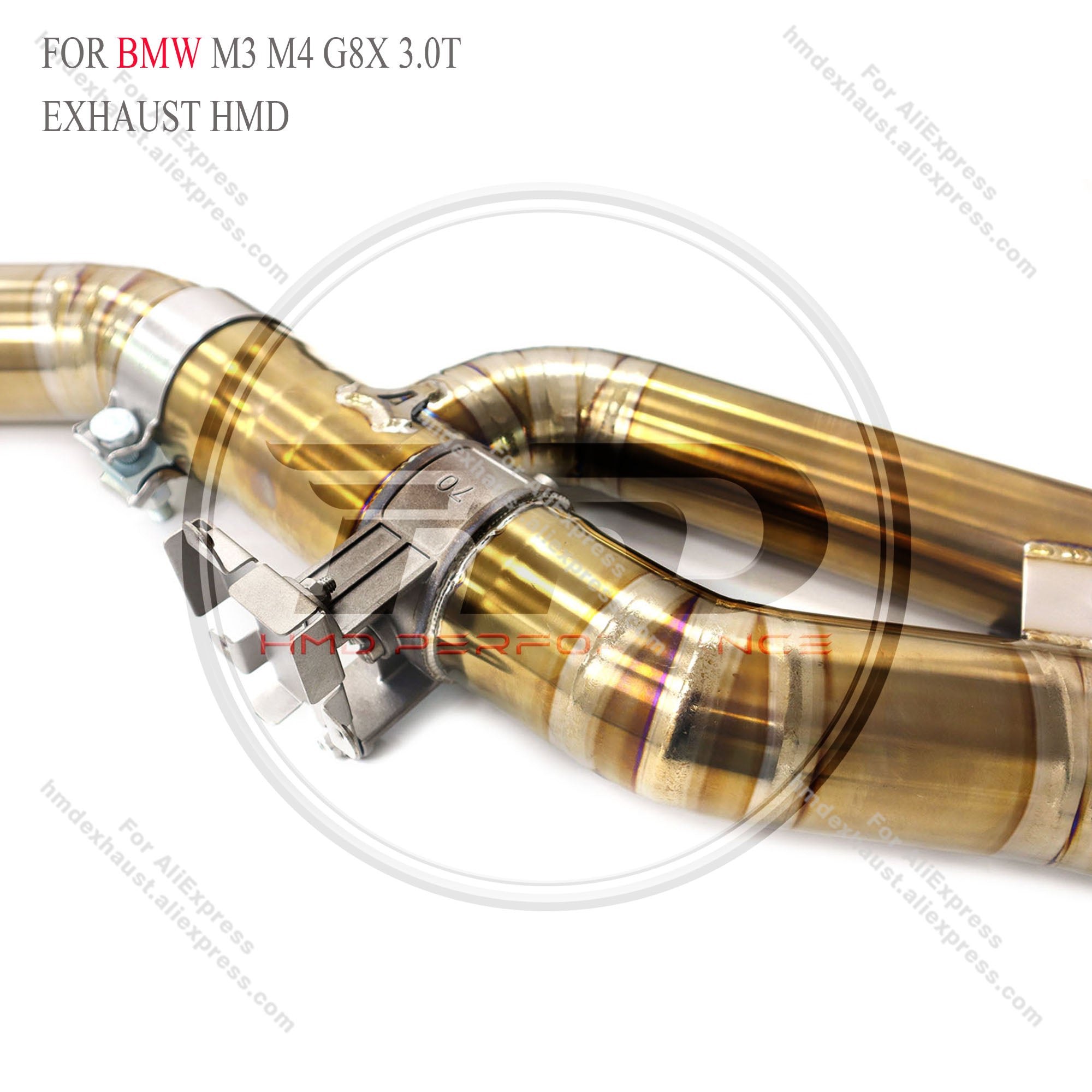 Titanium Valved Catback Exhaust With Equal‑Length Mid‑Pipe For BMW M3 M4 G8X 3.0‑L Turbo