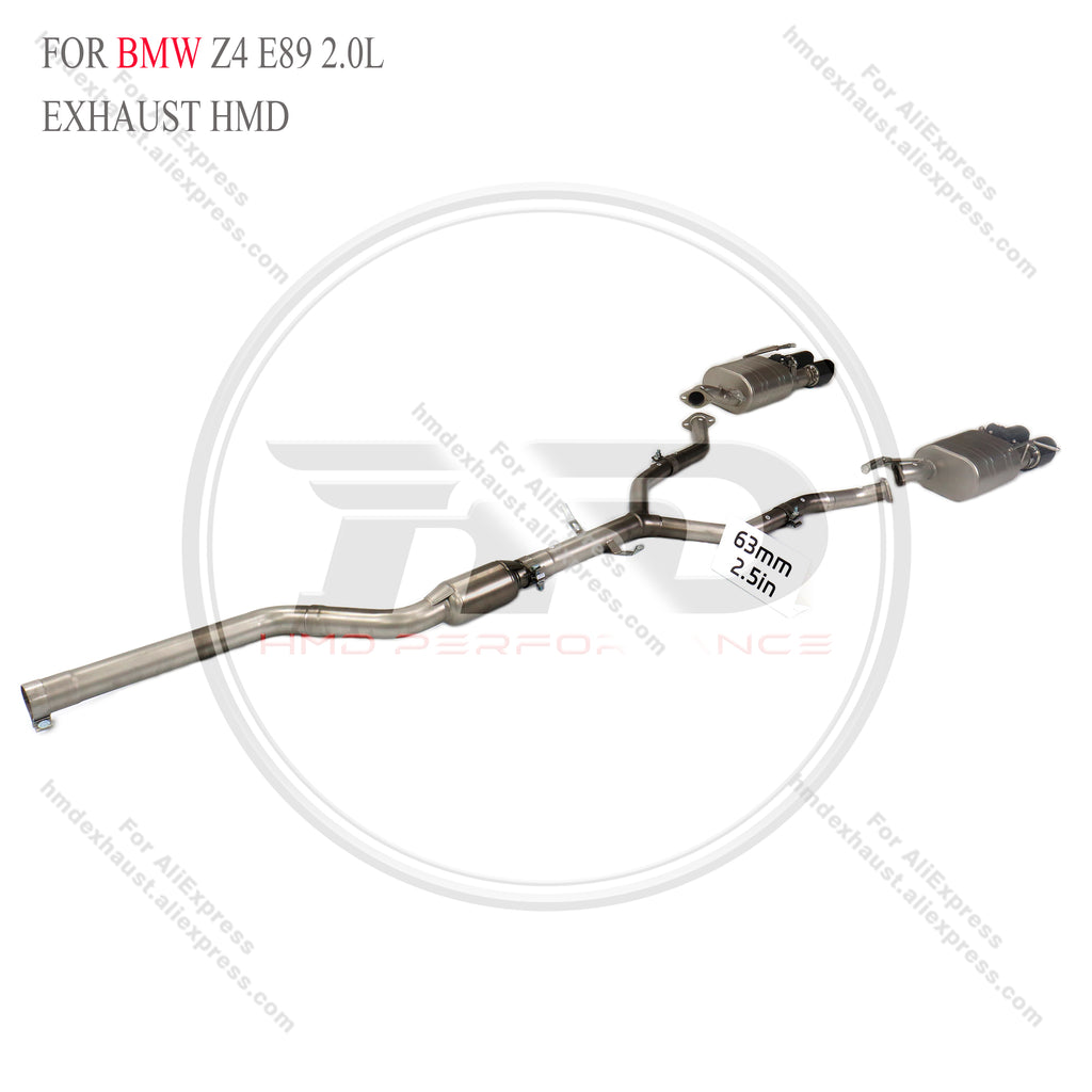 BMW Z4 E89 2.0L catback sus304 Valved Sport Exhaust System