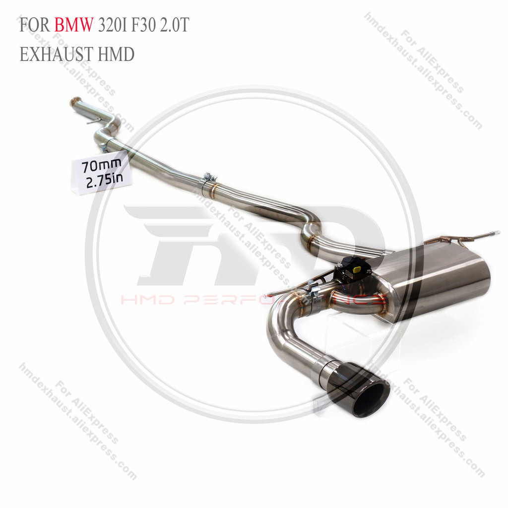 BMW 320i F30 2.0T catback sus304 Valved Sport Exhaust System