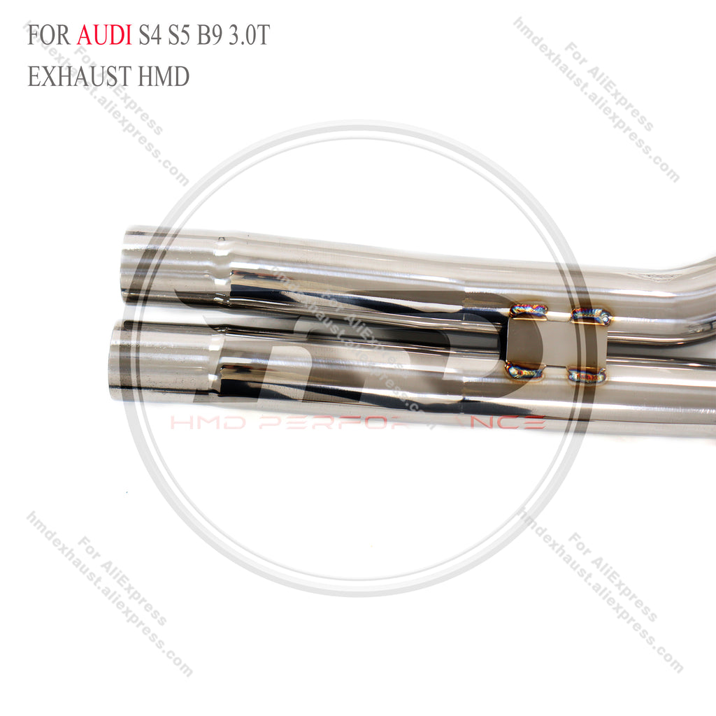 Audi S4 S5 B9 3.0T catback sus304 Valved Sport Exhaust System