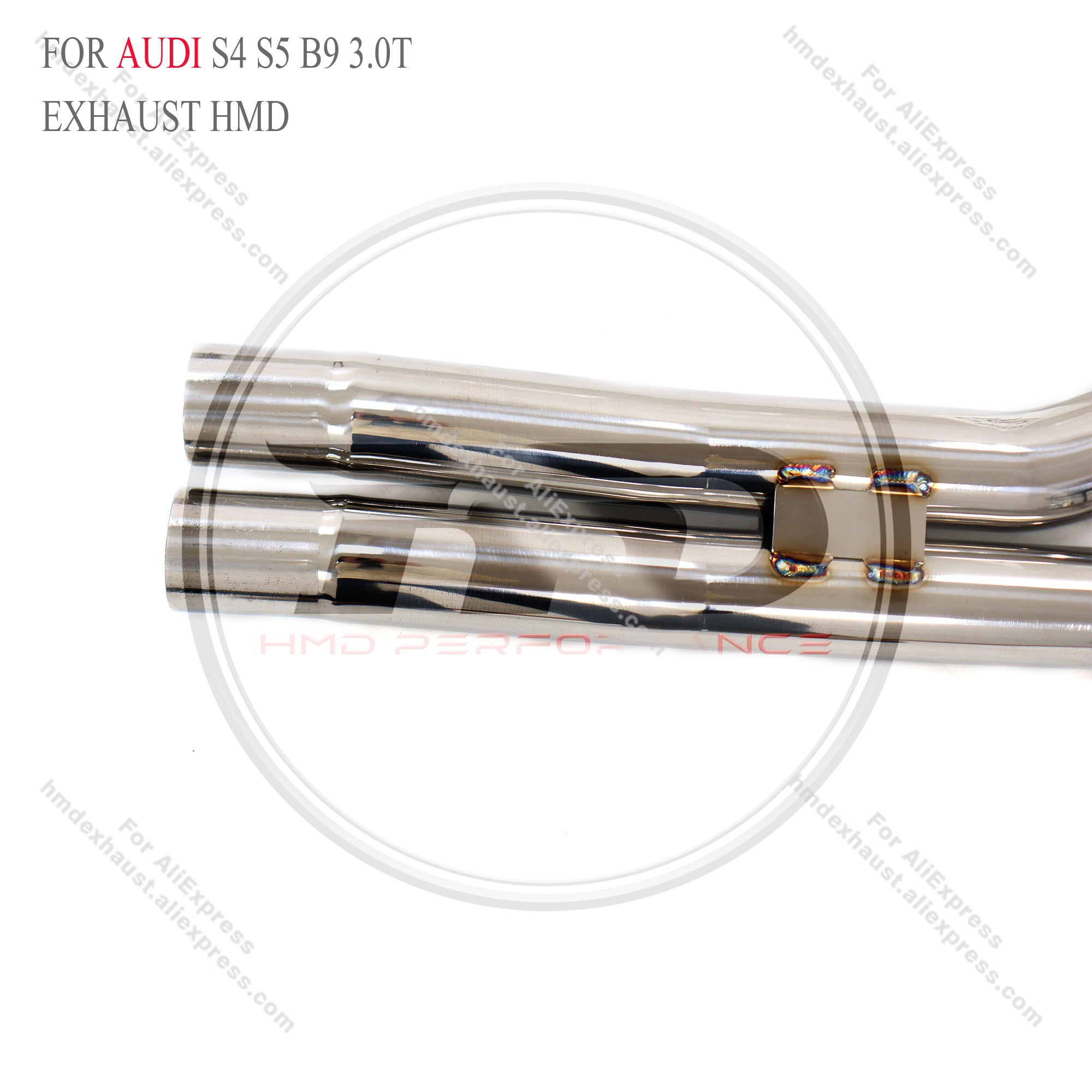 Audi S4 S5 B9 3.0T catback sus304 Valved Sport Exhaust System
