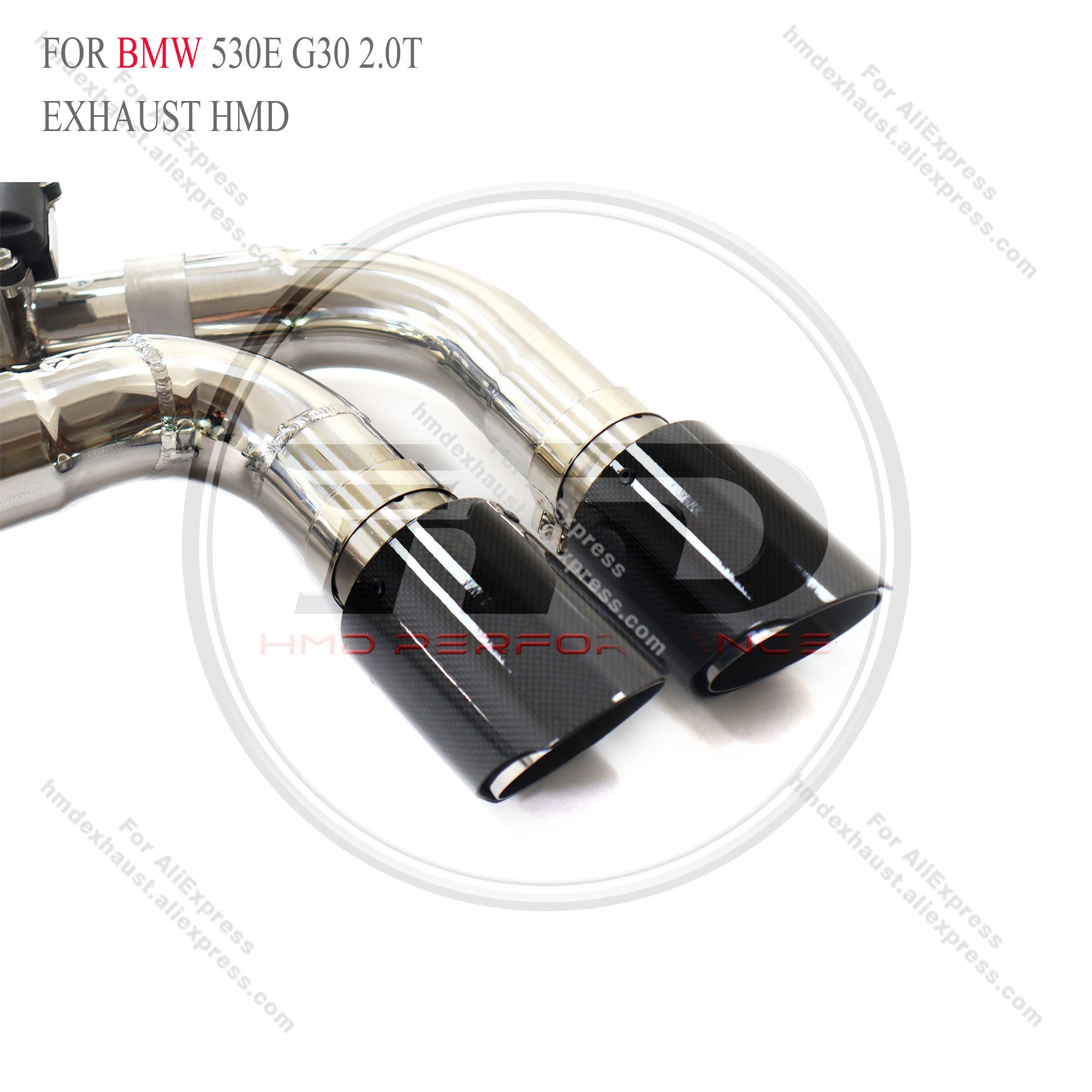 BMW 530E G30 2.0T catback sus304 Valved Sport Exhaust System