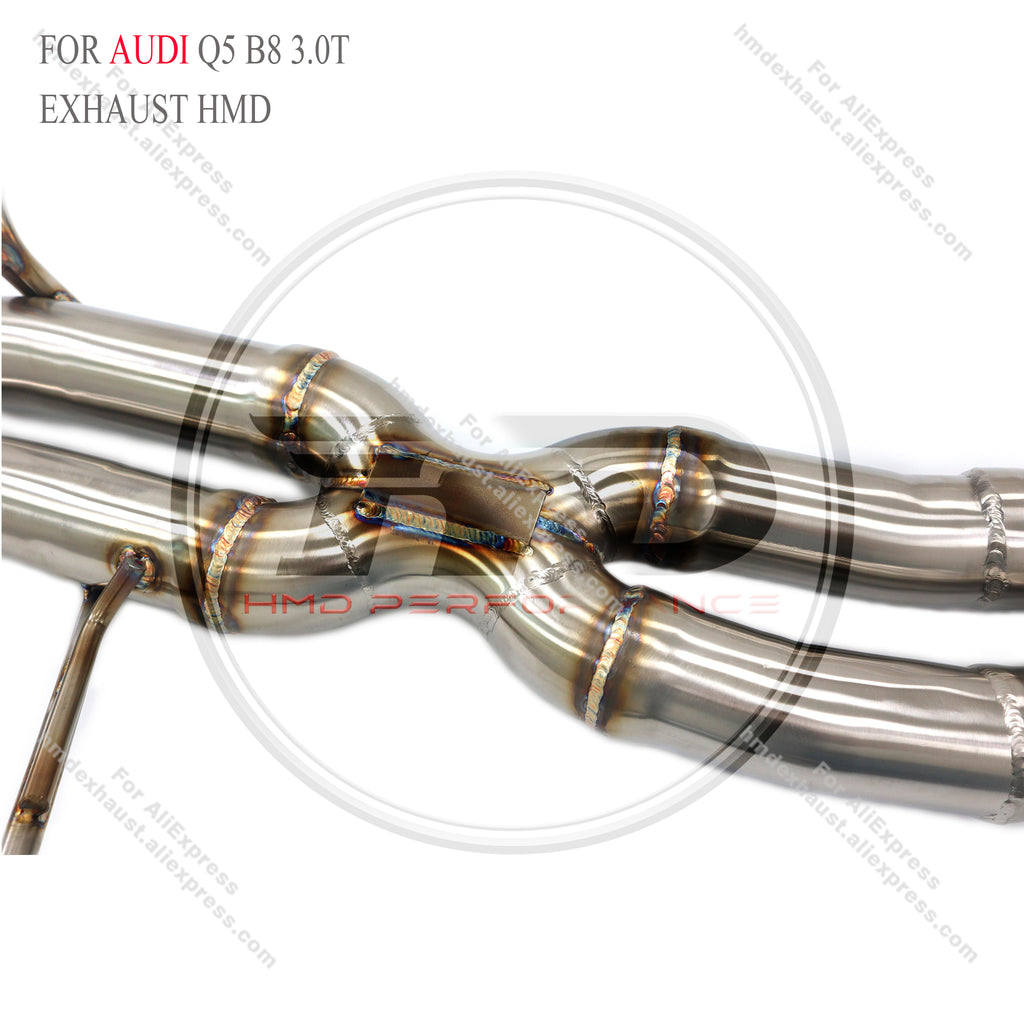 Audi Q5 B8 3.0T catback sus304 Valved Sport Exhaust System