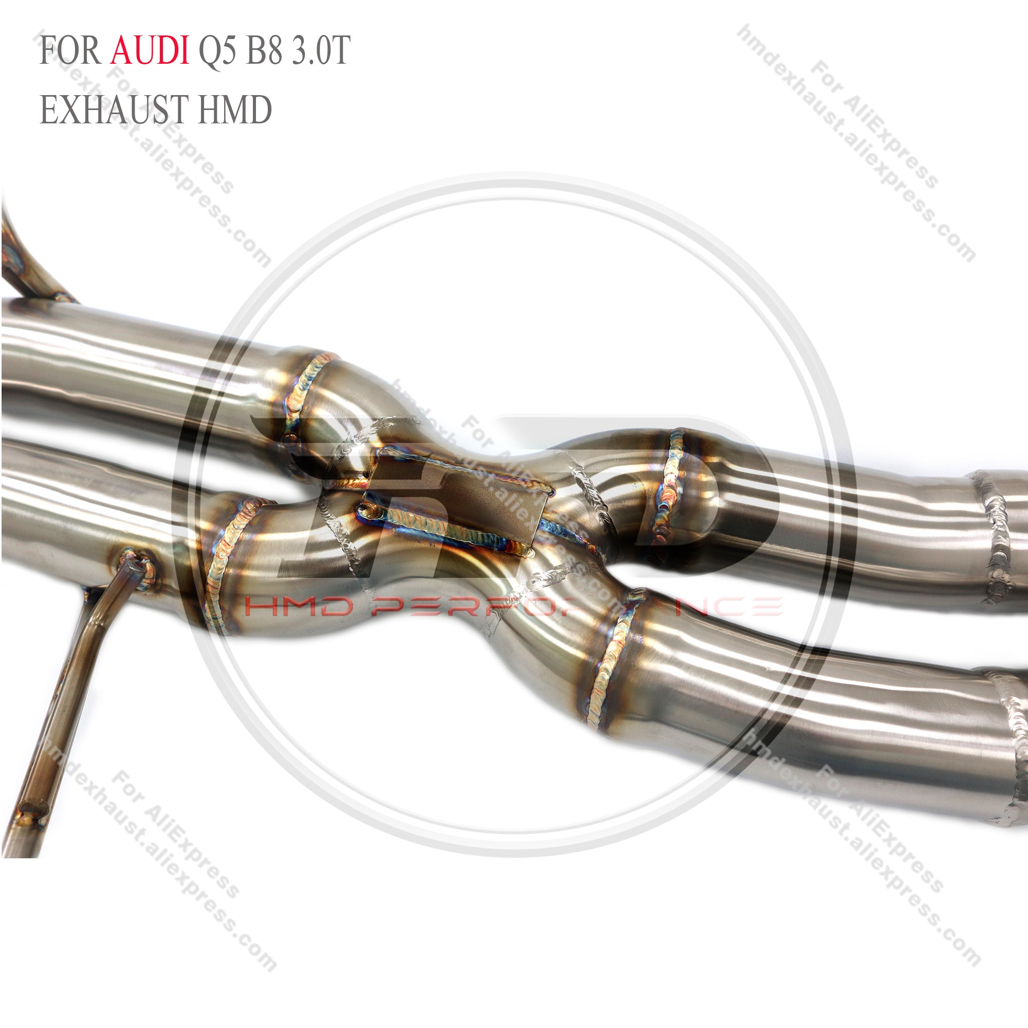Audi Q5 B8 3.0T catback sus304 Valved Sport Exhaust System