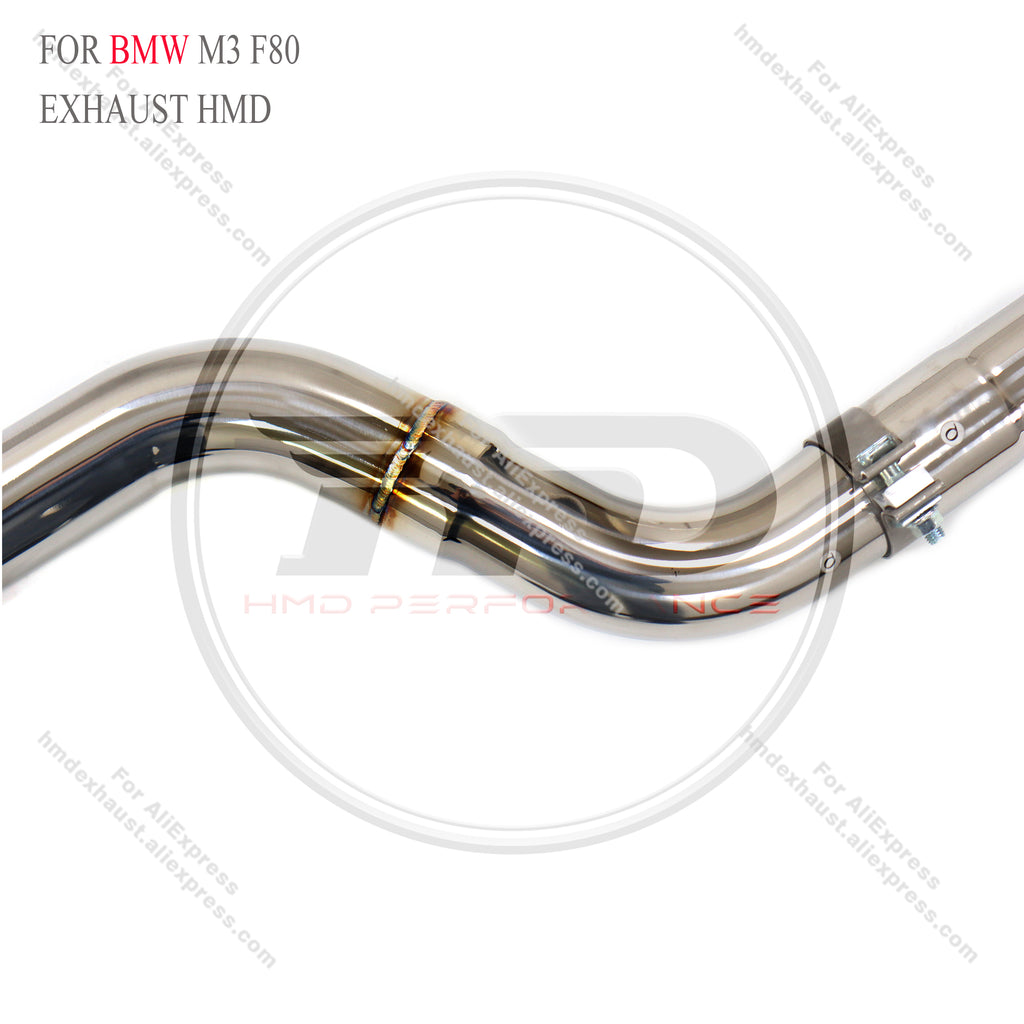 BMW M3 F80 Straight Catback SUS304 High Flow Exhaust System