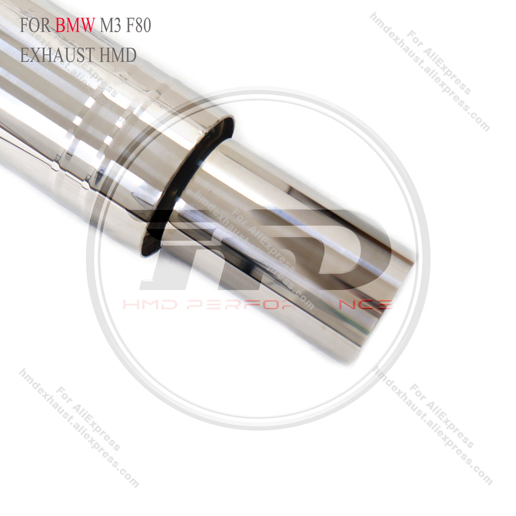BMW M3 F80 Straight Catback SUS304 High Flow Exhaust System