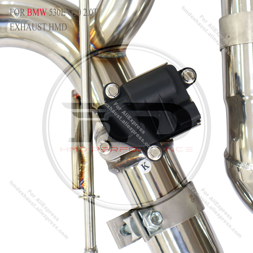 BMW 530E G30 2.0T catback sus304 Valved Sport Exhaust System