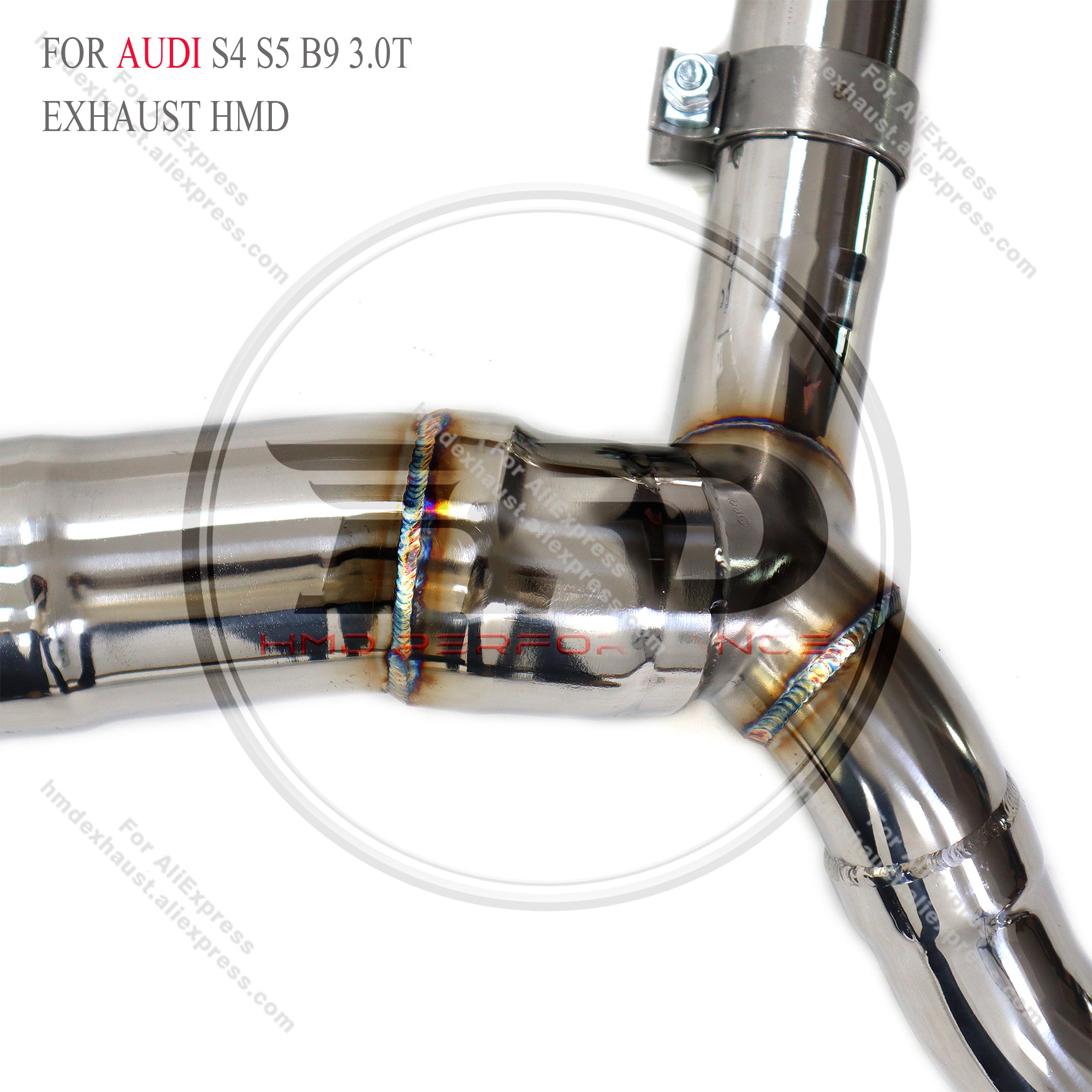 Audi S4 S5 B9 3.0T catback sus304 Valved Sport Exhaust System