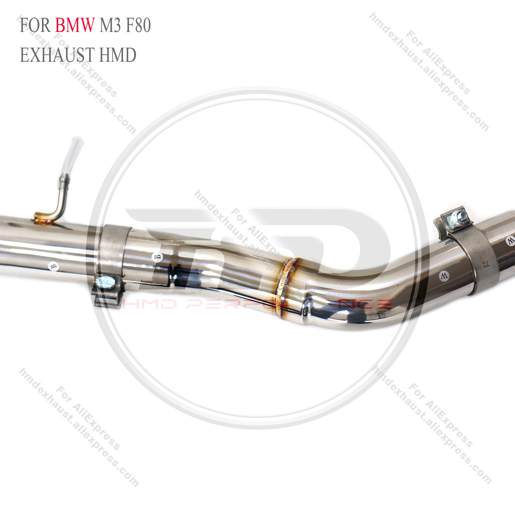 BMW M3 F80 Straight Catback SUS304 High Flow Exhaust System