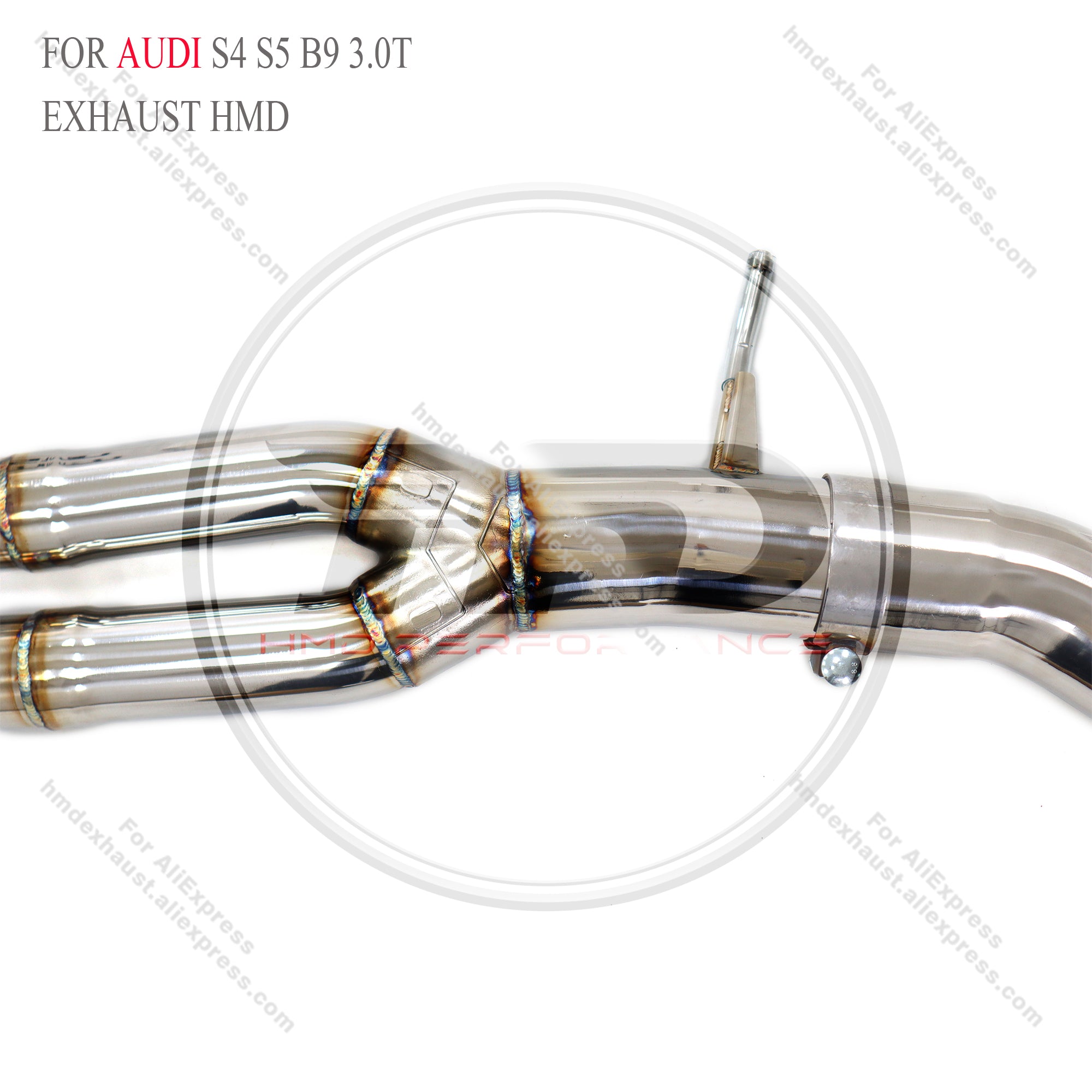 Audi S4 S5 B9 3.0T catback sus304 Valved Sport Exhaust System
