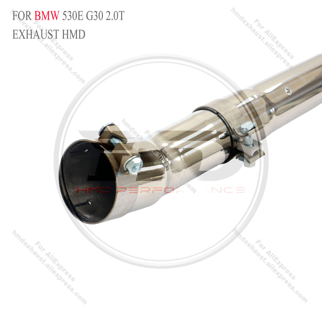 BMW 530E G30 2.0T catback sus304 Valved Sport Exhaust System
