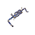 Audi R8 V10 Straight Catback Dual X-pipe Titanium Racing Grade Exhaust System 2.5in