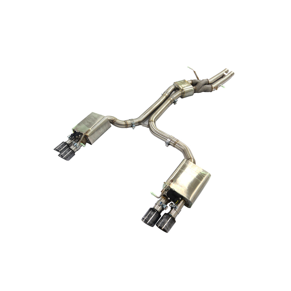 Audi SQ5 B8 3.0T catback sus304 Valved Sport Exhaust System  with Z pipe