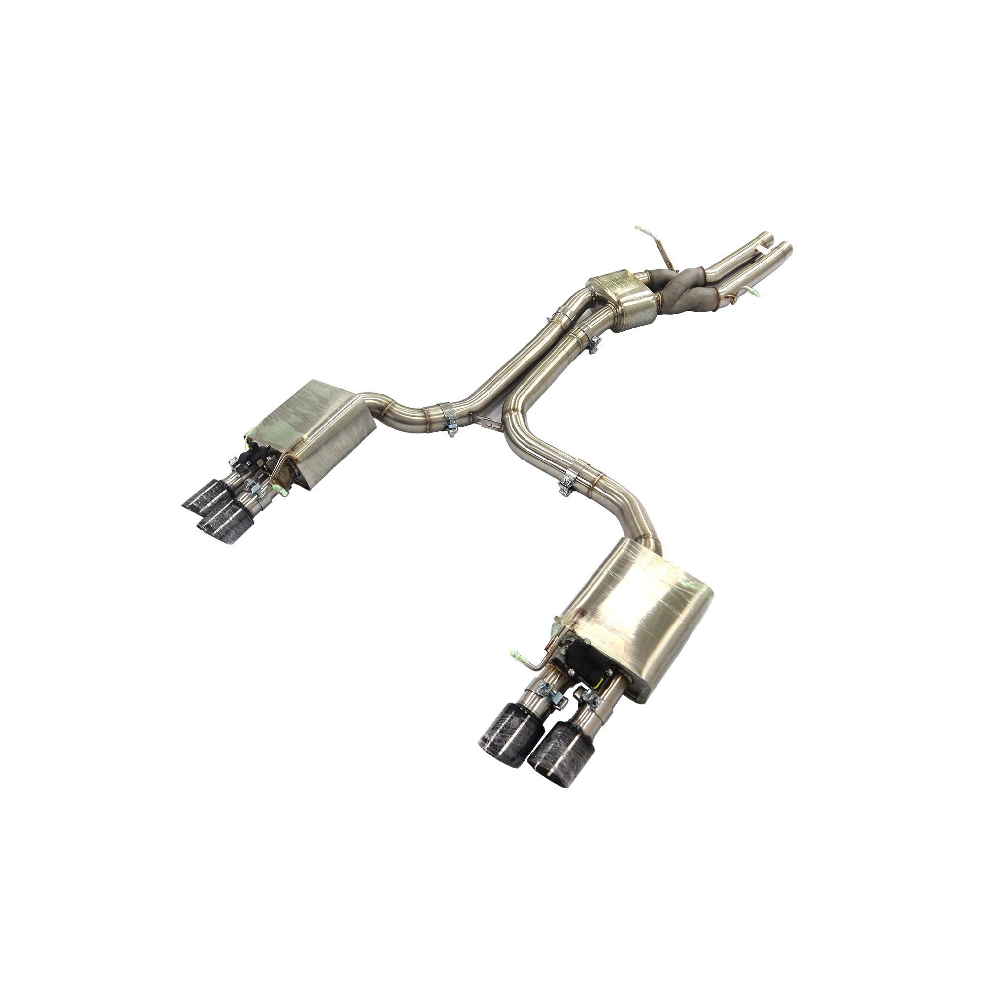 Audi SQ5 B8 3.0T catback sus304 Valved Sport Exhaust System  with Z pipe
