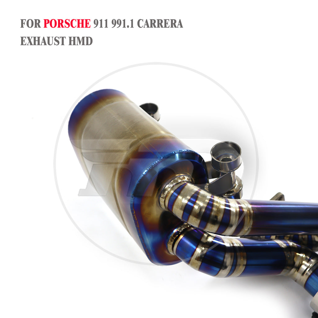 Porsche 911 991.1 Carrera Catback Titanium Valved Sport Exhaust System