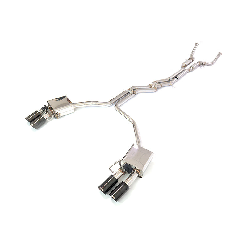 Audi S6 S7 C7 catback add Resonator Tube sus304 Valved Sport Exhaust System