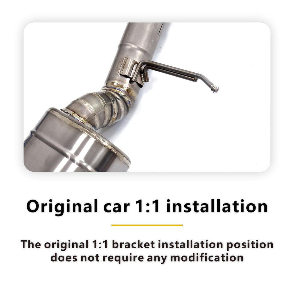 BMW 650i F13 N63 Catback Titanium Valved Sport Exhaust System