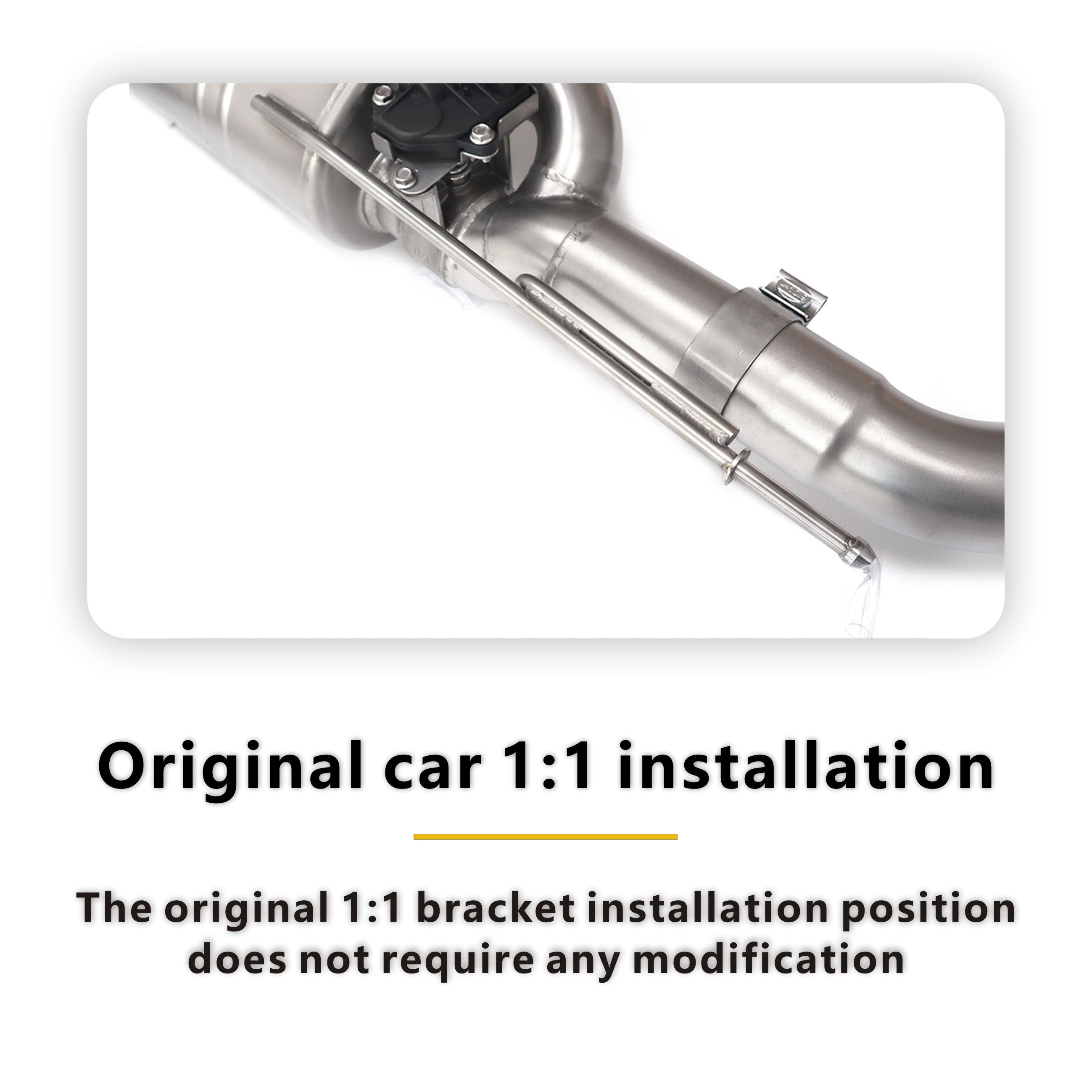 BMW 740Li G12 catback sus304 Valved Sport Exhaust System