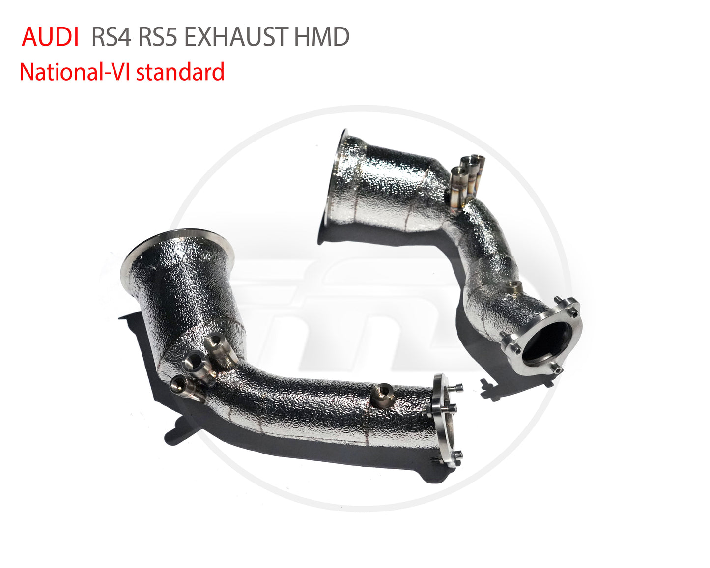 For Exhaust Manifold Downpipe for Audi RS4 RS5 VI Standard Car Accessories With Catalytic Converter Header Without Cat Pipe