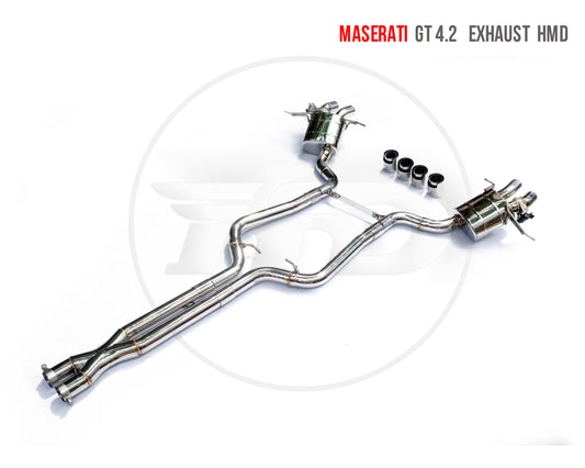 Stainless Steel Exhaust System Performance Catback for Maserati GranTurismo 4.2L 4.7L Valve Muffler