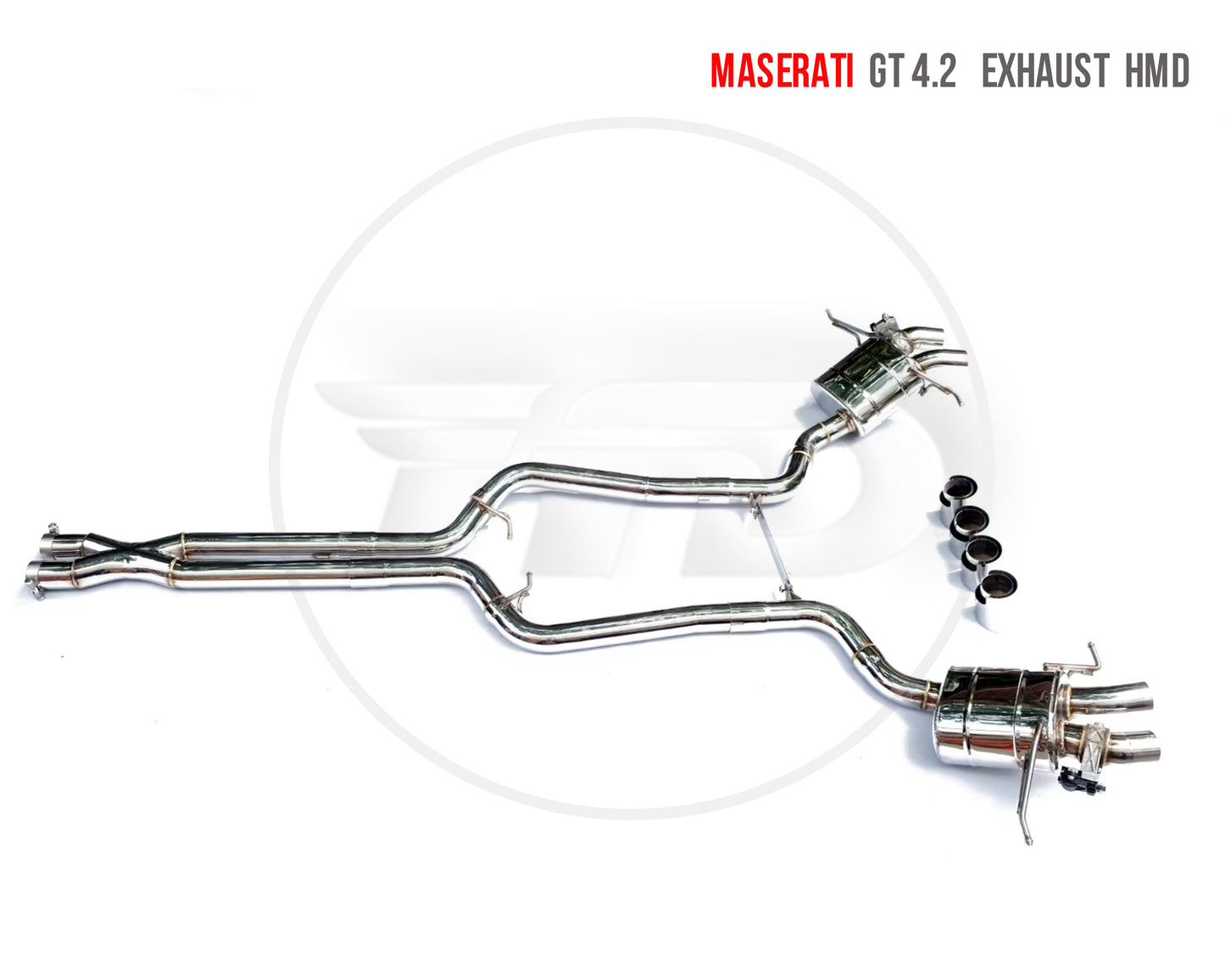 Stainless Steel Exhaust System Performance Catback for Maserati GranTurismo 4.2L 4.7L Valve Muffler