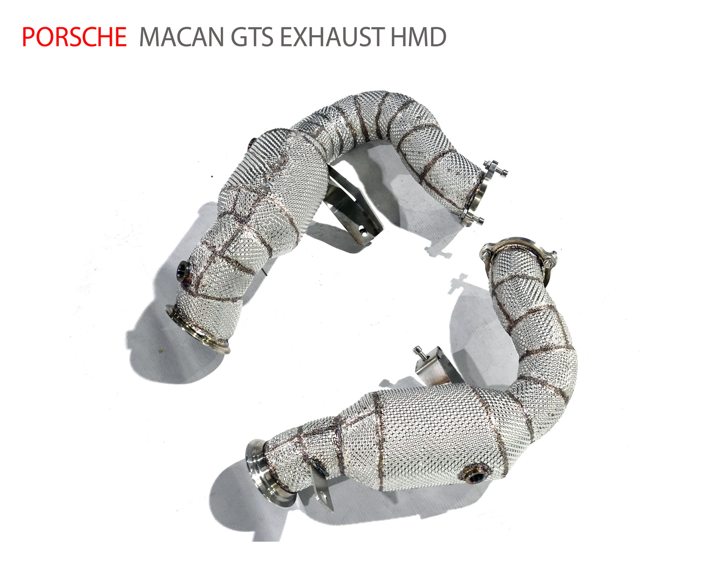 Car Accessories Stainless Steel Downpipe For Porsche Macan GTS Auto Replacement Parts Exhaust Manifold Radiator