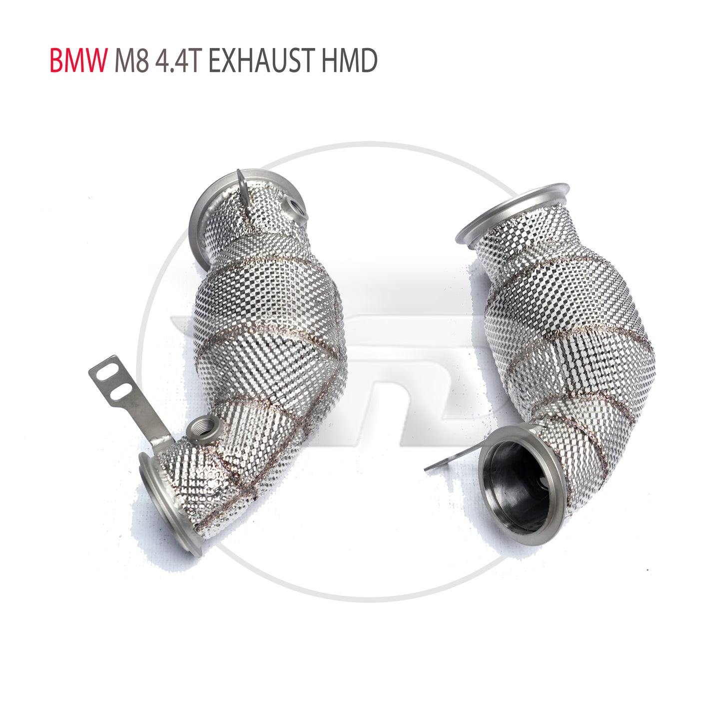 Car Accessories Exhaust System High Flow Performance Downpipe for BMW M8 4.4T With Catalytic ConverterAuto Parts