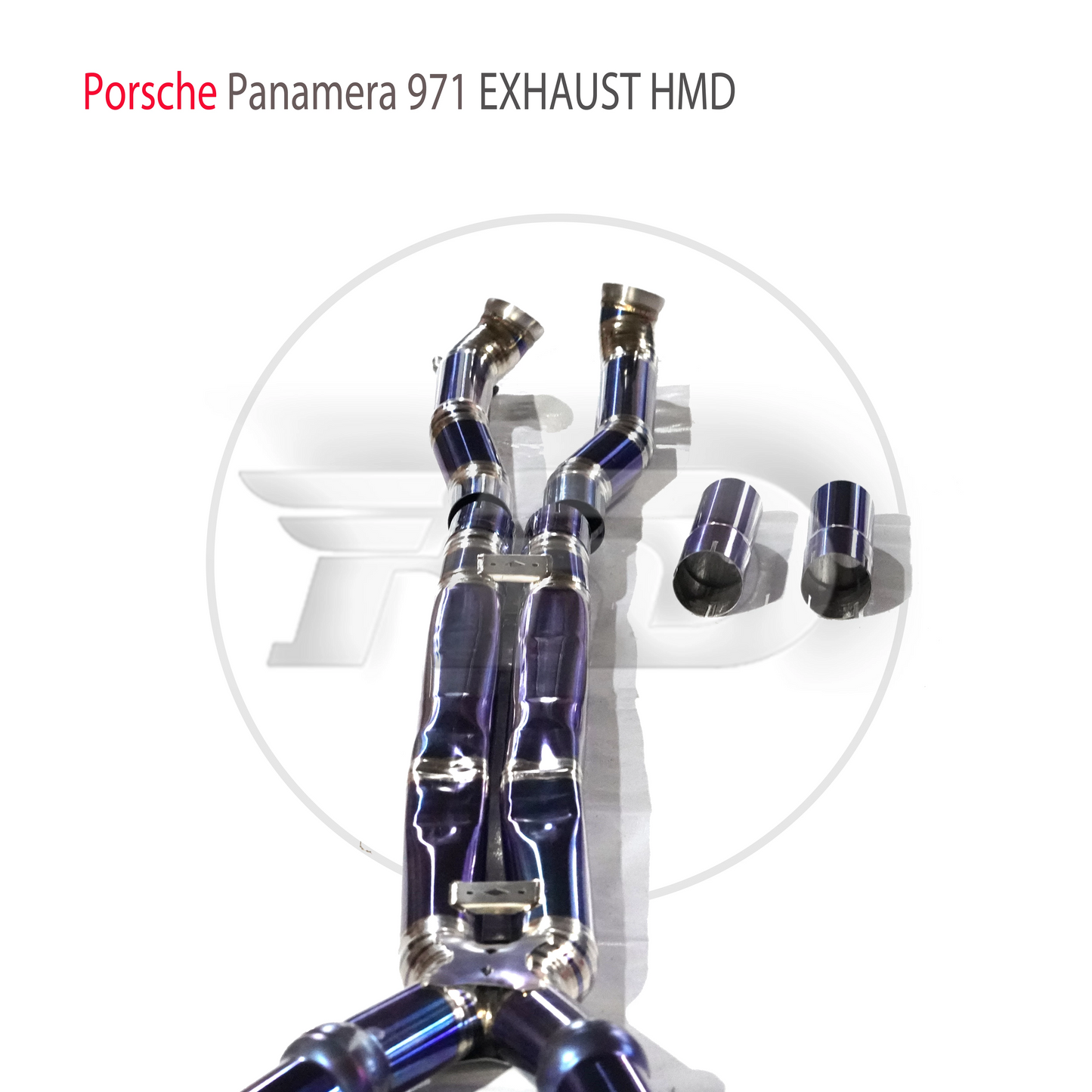 Titanium Alloy Exhaust System Peformance Catback is Suitable for Porsche Panamera 971 Auto Modification Electronic Valve