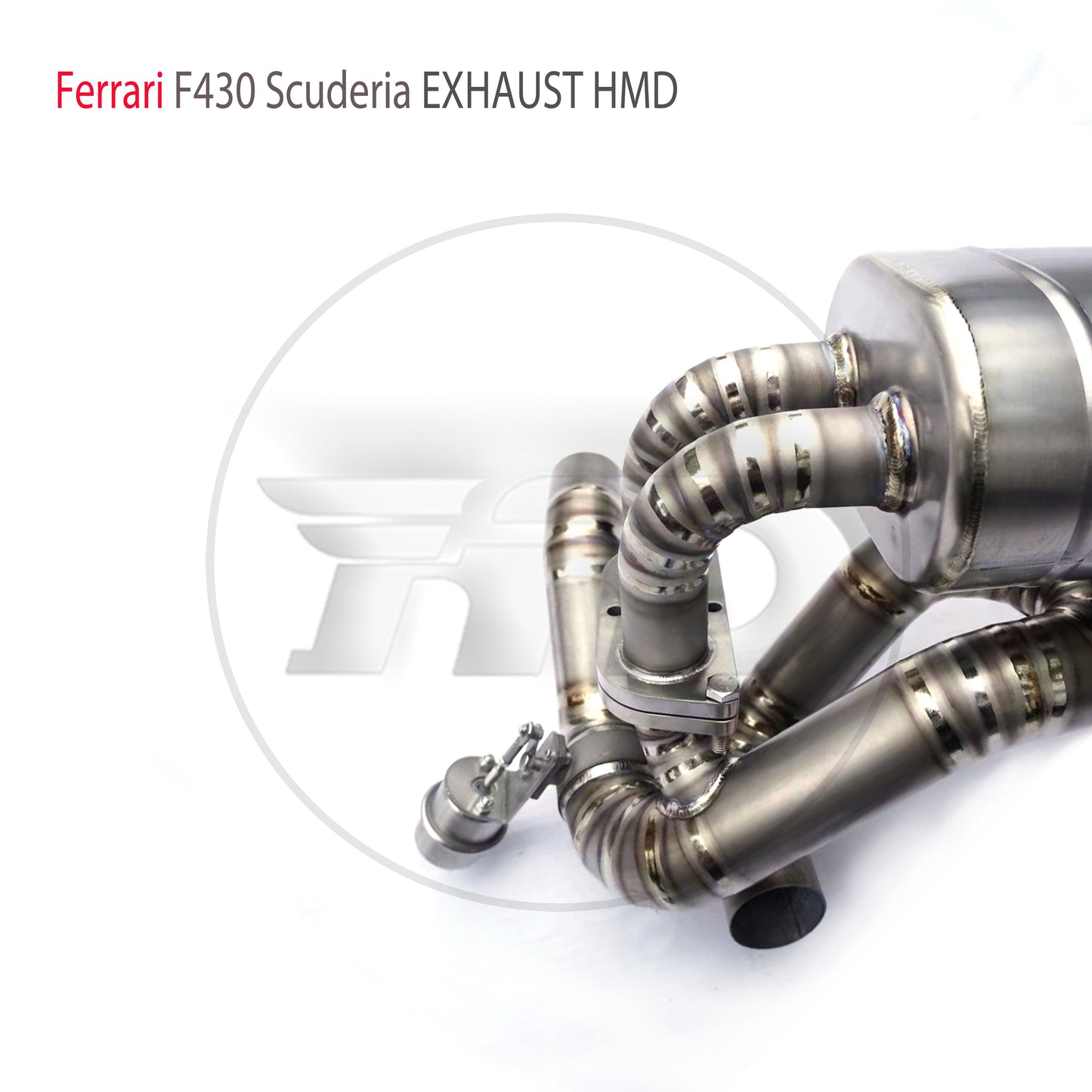 Titanium Alloy Exhaust System Performance Catback for Ferrari F430 Scuderia Auto Modification Electronic Valve Muffler