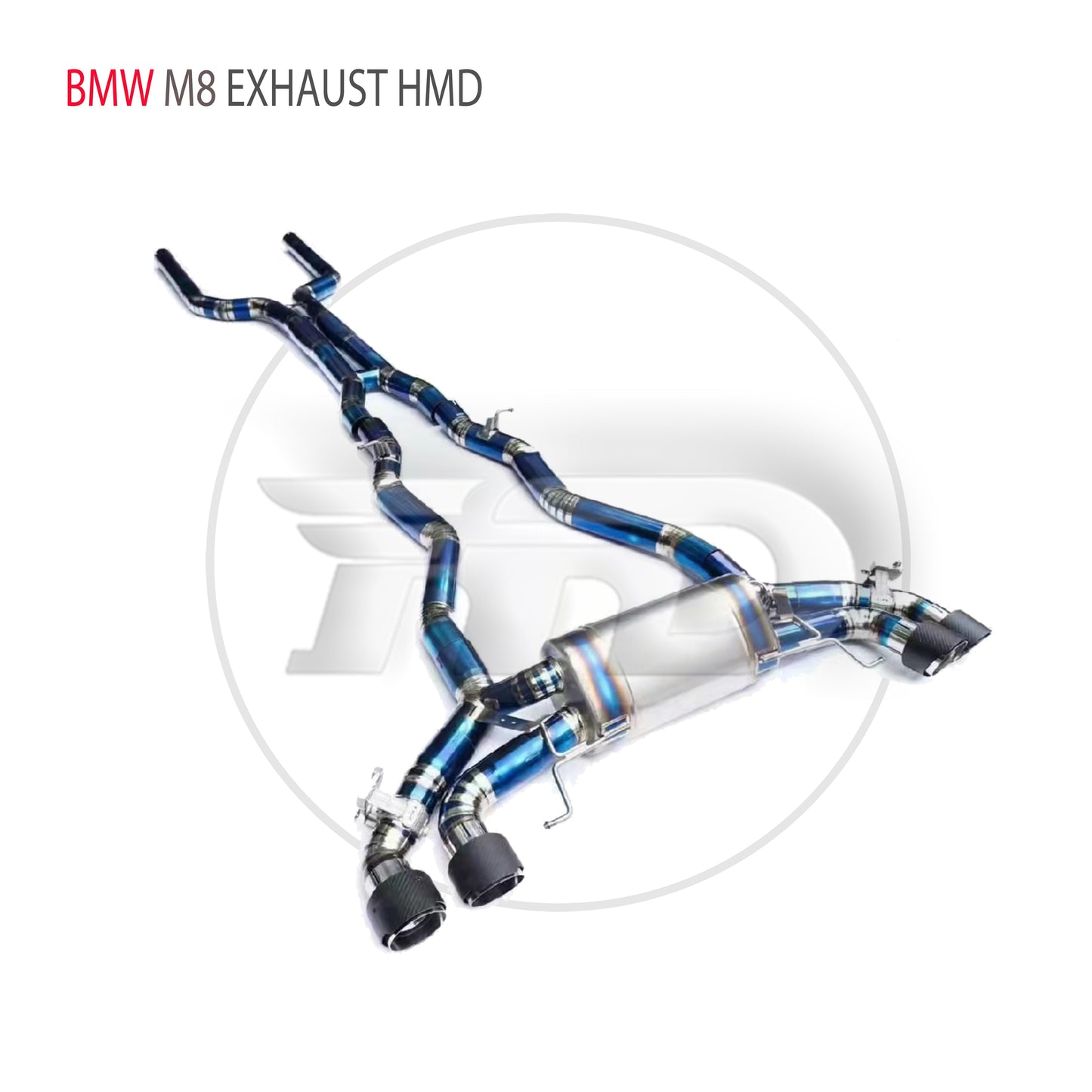 Titanium Exhaust System Performance Catback For BMW M8 Muffler For Cars Modifity Variable Valve Pipe