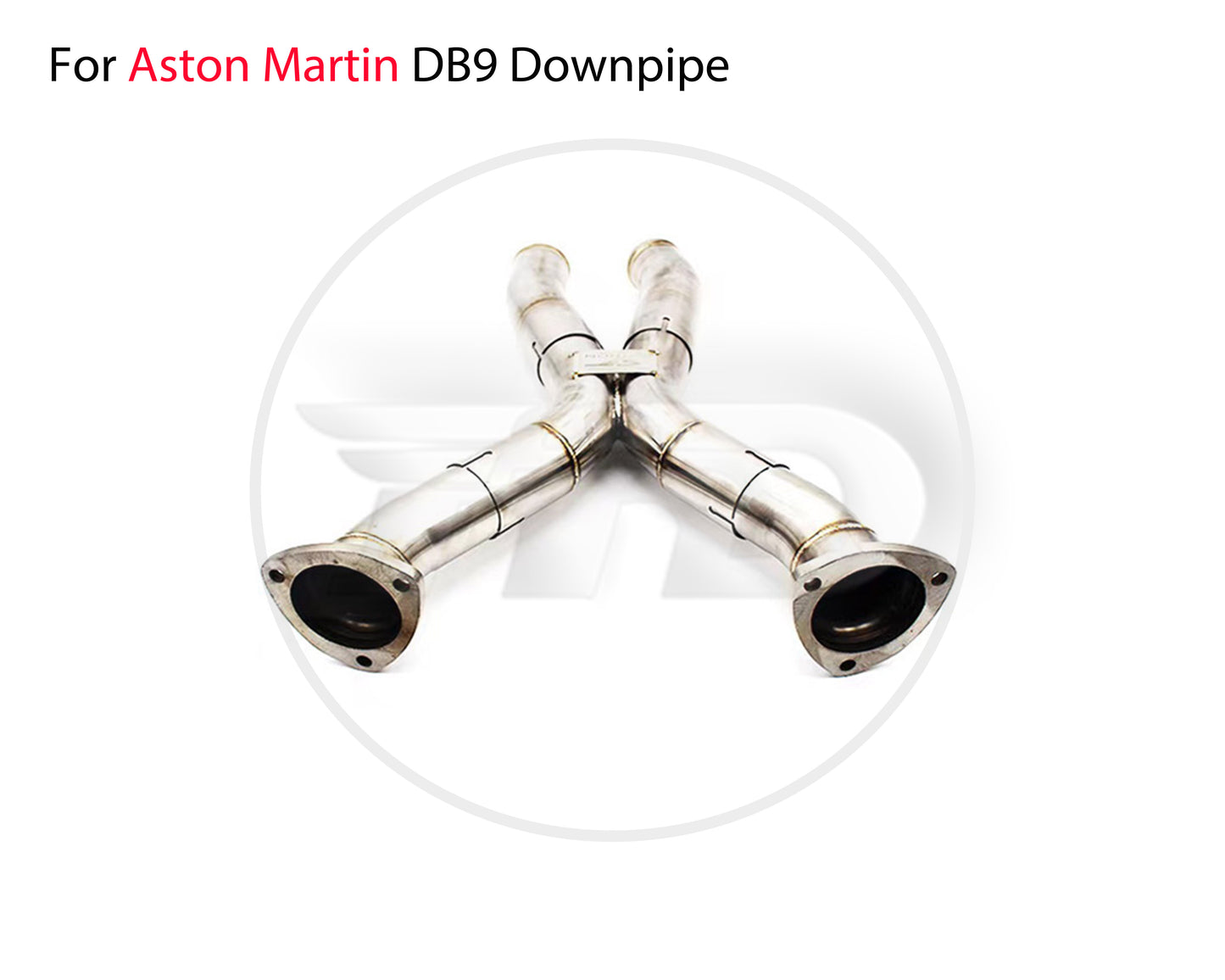 For Exhaust System Front Pipe X Tube for Aston Martin DB9 Vantage Zagato Rapide 6.0L V12 Without Cat