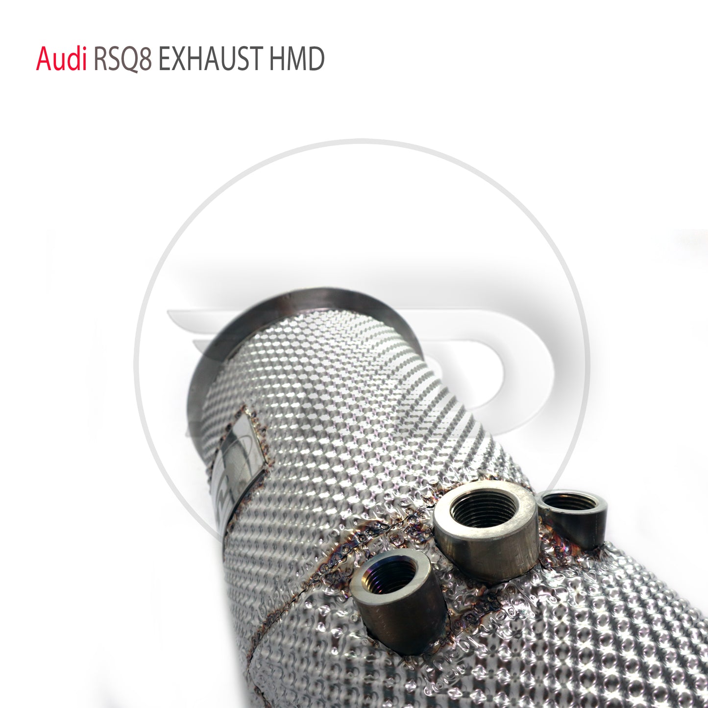 For Exhaust System High Flow Performance Downpipe for Audi RSQ8 4.0T With Catalytic Converter Racing Pipe