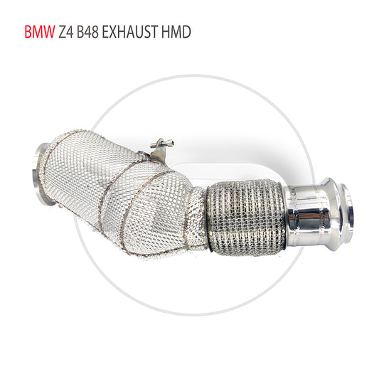 For Stainless Steel Exhaust System without cat Downpipe for BMW Z4 G29 B48 Car Accessories