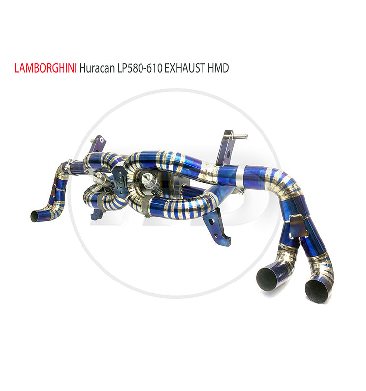 For Lamborghini Huracan LP580-2 LP610-4 Coupe 5.2 Titanium Valve Catback Exhaust System