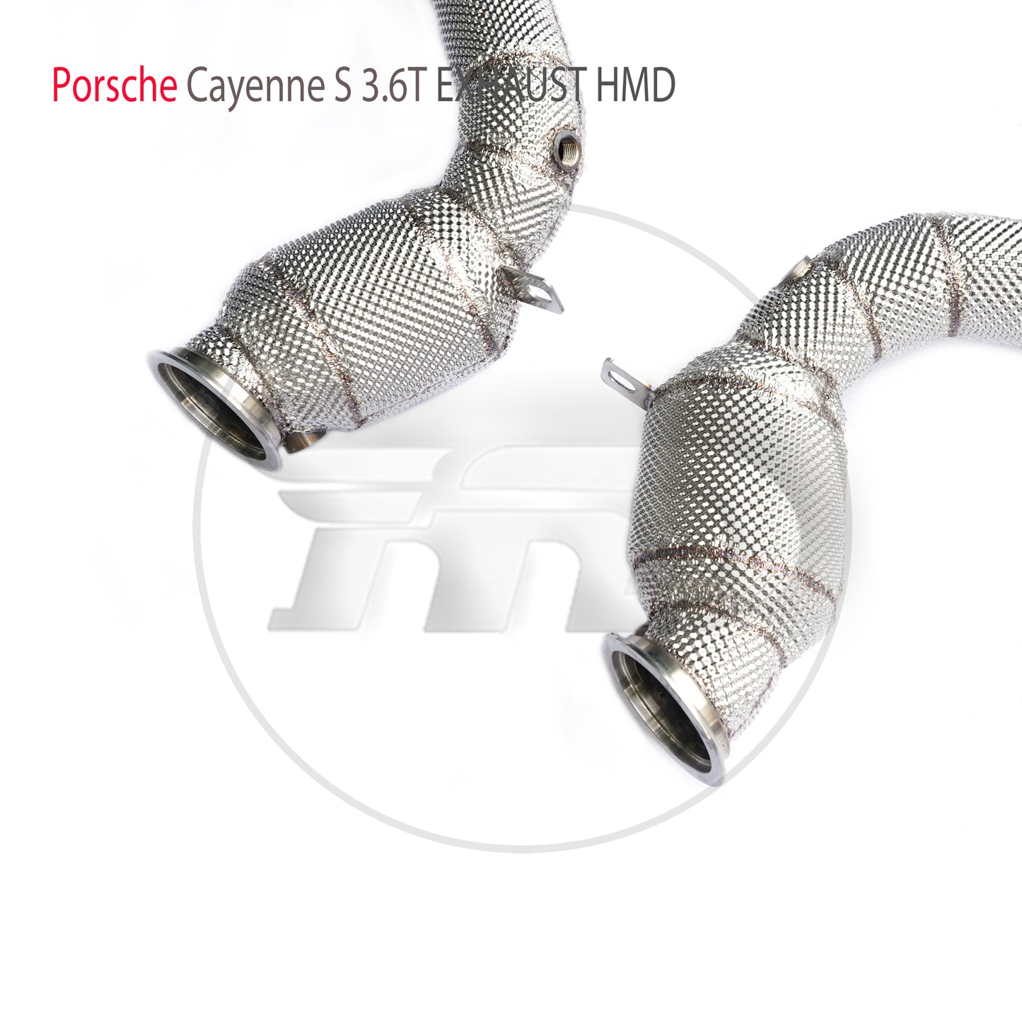 Exhaust System High Flow Performance Downpipe for Porsche Cayenne S GTS 4.8L Catalytic Converter Headers