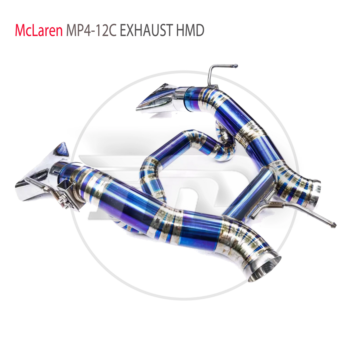 Titanium Alloy Exhaust System Performance Valve Catback is Suitable For McLaren MP4-12C Muffler For Cars