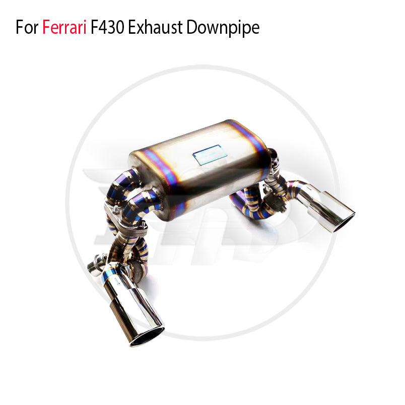 Titanium Alloy Exhaust System Performance Catback is Suitable for Ferrari F430 Auto Modification Electronic Valve Muffler