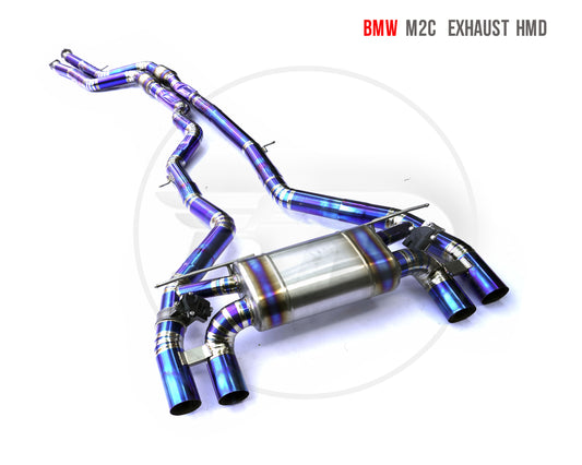 Titanium Exhaust System Performance Catback For BMW M2C Muffler For Cars Variable Valve