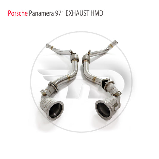 Exhaust System High Flow Performance Downpipe for Porsche Panamera 971 2.9T With Catalytic Converter Racing Pipe